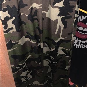 Lularoe long camo med skirt